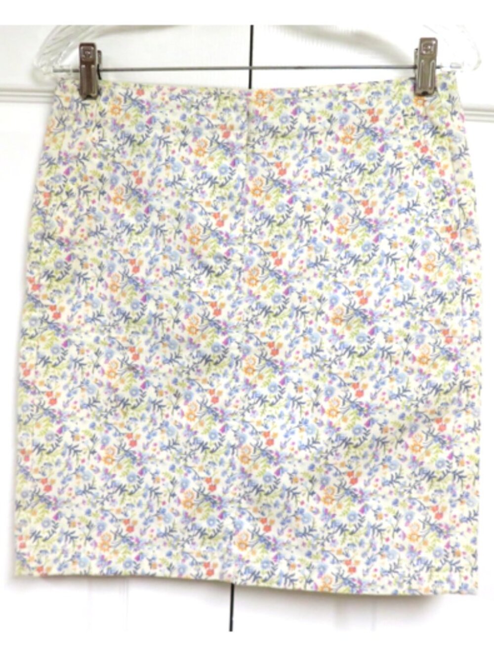 J. Jill Live-in-Chino 2P Cotton Floral Skirt